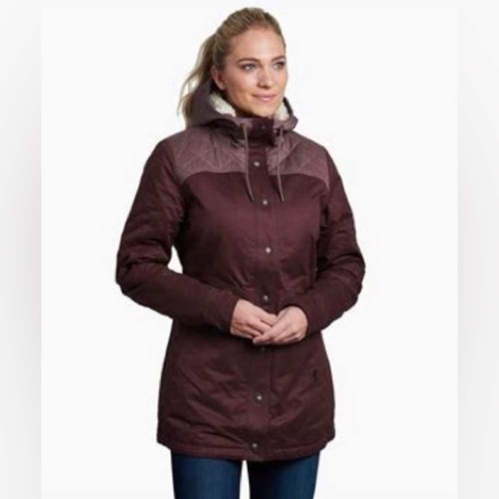 Kuhl Celeste Lined Trench (Color Amethyst, Size Large)